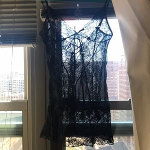 Lace Lingerie/top w/ bow ties and tie-up details